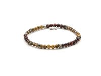 Bracelet Antracite Tinharé in Semiprecious stones BH08 AXEL - BH08 AXEL